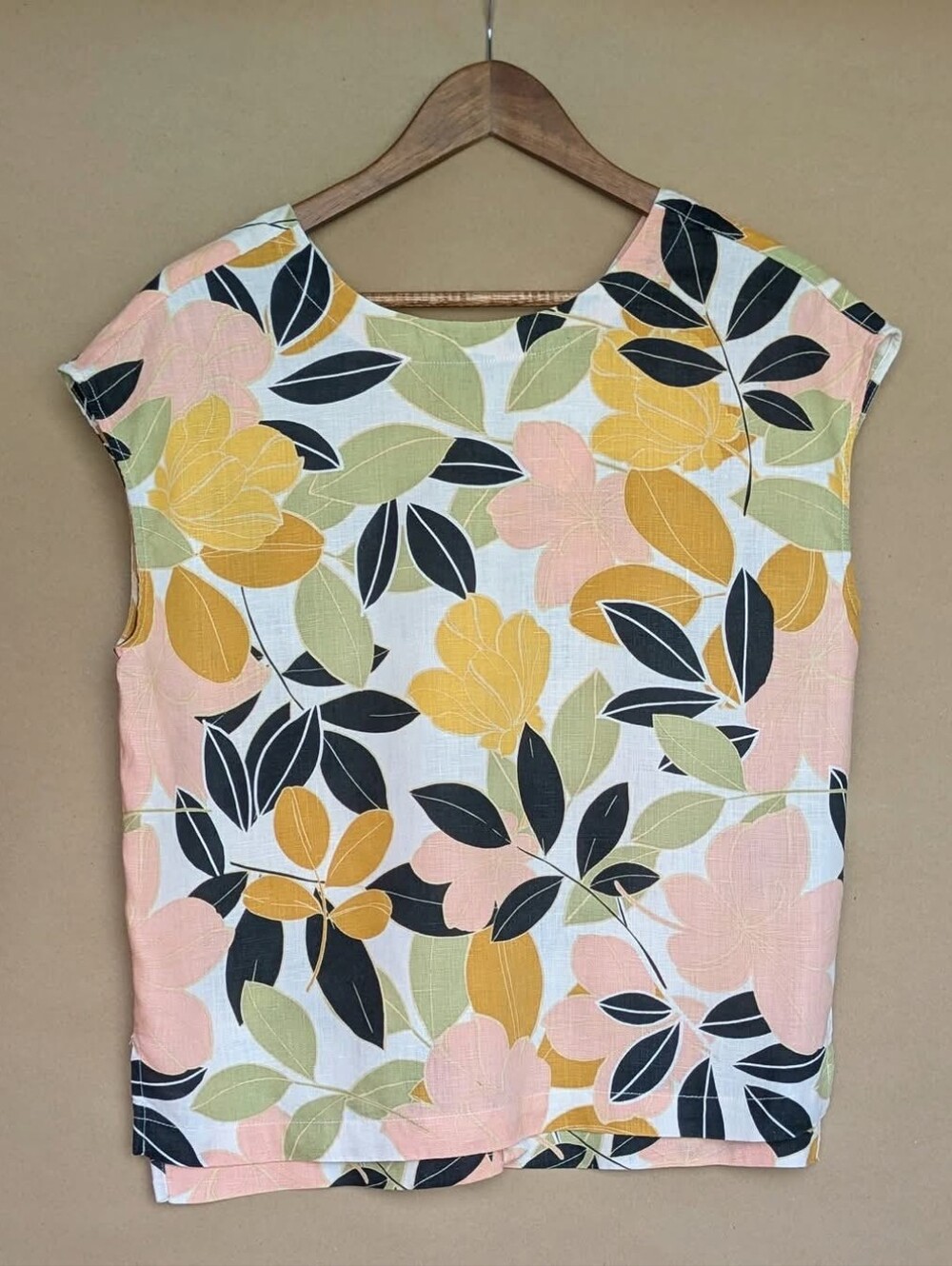Rachel Zoe Floral Linen Top